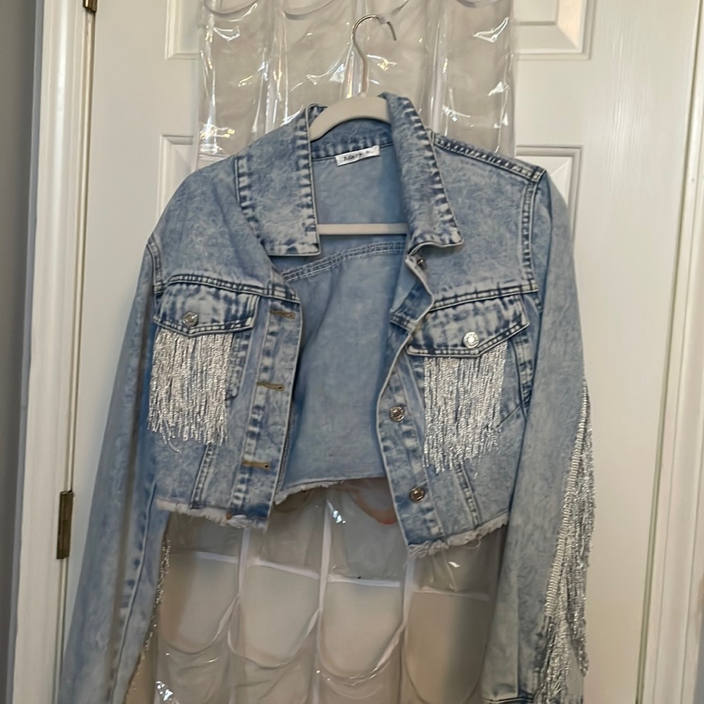 Cropped Jean Jacket